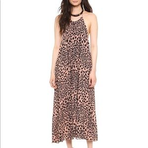 Anthropologie (Zimmerman) leopard halter dress